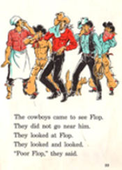 Page from a Cowboy Sam book by Edna Walker Chandler